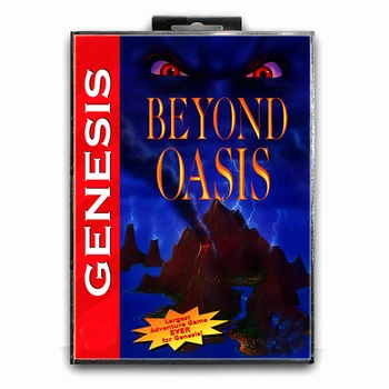 Preko Oaza z Box za 16-bitni Sega MD Igra Kartice za Mega Drive za Genesis Video Konzole