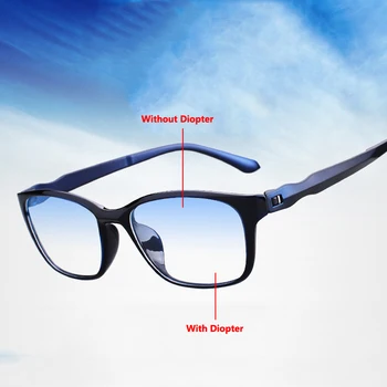 Seemfly Novo Ultralahkih Velik Okvir Anti Modra Svetloba Očala Bifocal Presbyopia Očala Proti Utrujenosti TR90 Daljnovidnost Očala