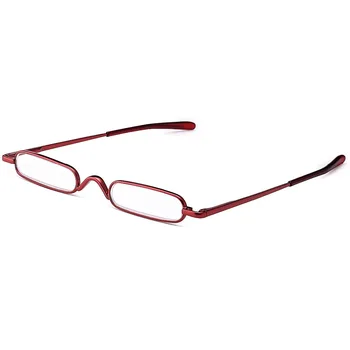 Steklo Objektiv Slim Obravnavi Očala Ženske Moški Zlitine Okvir Rimmed Presbyopic Očala Mini Ultra light +1 do +4.0 Dioptrije