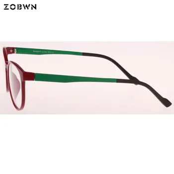 Super Lahka očala dekleta rdeče ženske poslovnih očala okroglo obliko 51-17-140 demi barvo človek optičnega stekla za recept