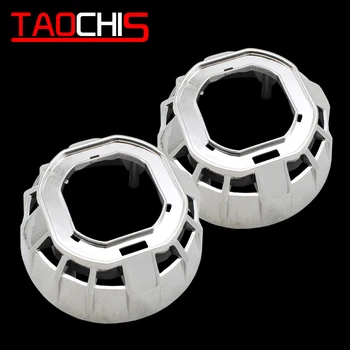 TAOCHIS 2.5 3.0 cm Maske HELLA 3R G5 Koito V5 Bi xenon Led Projektor Objektiv za Vlivanje Masko Dekorativni Pokrov Obnovo Žarometov