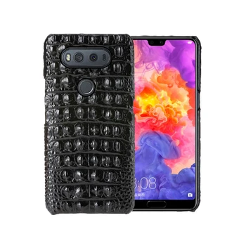 Telefon Primeru Za LG V10 V20 V30 V40 V50 Krokodil nazaj teksturo Cowhide Primeru Za LG G3 G4 G5 G6 G7 G8s K40 K50 V6 V7 Q Stylo4 ThinQ