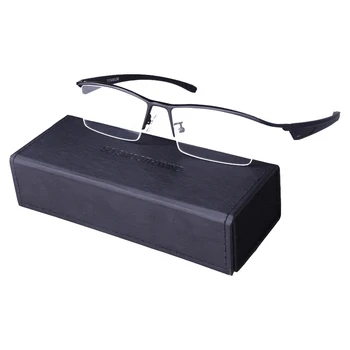 Titana Očala Prevelik Semi-Rim Očal Okvir Moških Branje Optičnih Recept Za Očala Moški Očala Oculos De Grau