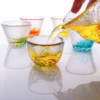Tovarniški Trgovini Japonski Slog Kladivo Vzorec, Zaradi Stekleni Pokal Multi Color