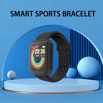 Trzanje D20L Pametno Gledati Moški Ženske Šport Fitnes Tracker Srčnega utripa Bluetooth Klic Nepremočljiva Smartwatch Za IOS Android