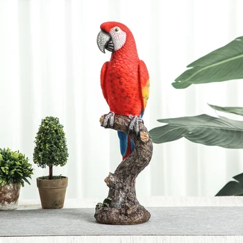 Ustvarjalne papiga okraski študija soba dekoracijo simulacije bird model vrt dekor obrti