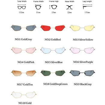Yoovos 2021 Moda Majhen Okvir sončna Očala Klasični Kovinski Ulični Utrip Ocean Leče, Očala na Prostem Oculos De Sol Feminino UV400