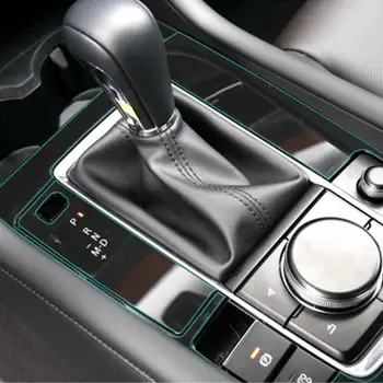 Za Mazda CX-30 2020 2021 Avto Notranjosti sredinski konzoli, Pregleden TPU Zaščitno folijo Anti-scratch film, navigacijski Pribor