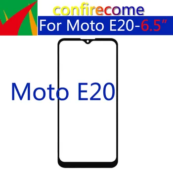 Za Motorola Moto E20 XT2155 XT2155-1, Zaslon na Dotik, Sprednji Zunanji LCD-Steklena Plošča, Zamenjava Objektiva