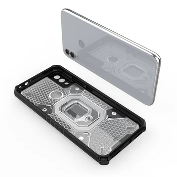 Za Xiaomi Redmi Opomba 8 9 Pro Primeru Shockproof Oklep Magnetni Obroč Stojalo Primeru Telefon Za Redmi Opomba 9 Pro Max Opomba 7 9S Zadnji Pokrovček