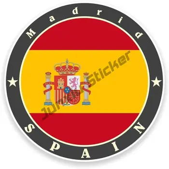 Španija Madrid Pamploni Španija Potovanja Žig Vinilne Nalepke Španski Ščit Značko Nalepke Nepremočljiva Avto Nalepke Odbijača Nalepka